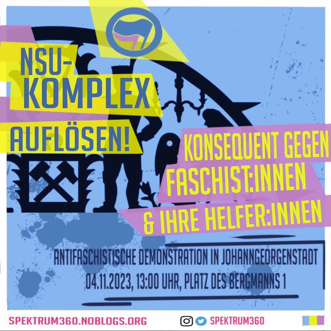 NSU-Komplex auflösen – konsequent gegen Faschist:innen & ihre Helfer:innen